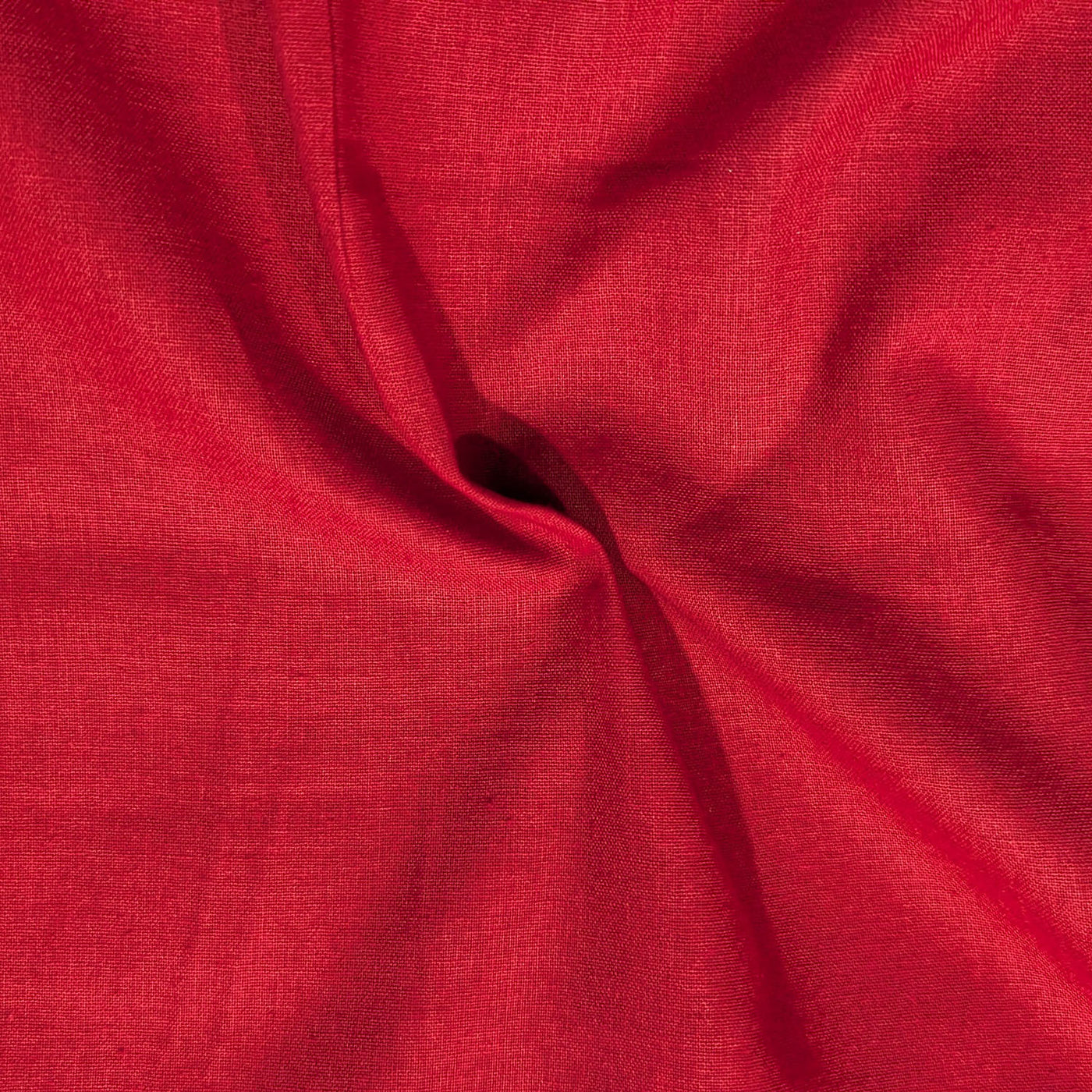 Red Hand Dyed Cotton Flex Fabric