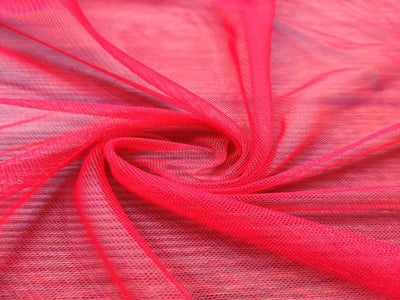 Red Soft Net Fabric