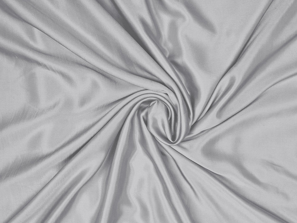 Grey Plain Dyed Modal Satin Fabric (Wholesale)