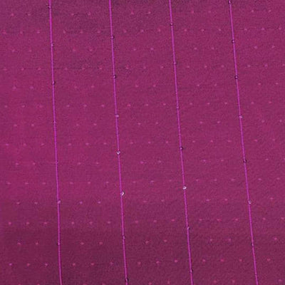 गहरे गुलाबी रंग की धारियों वाली बूटी रंगीला अनुक्रम रेशमी कपड़ा