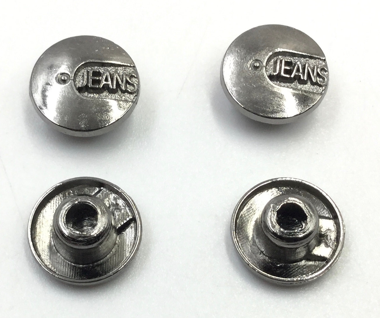 Black Circular Nickel Rivet Buttons