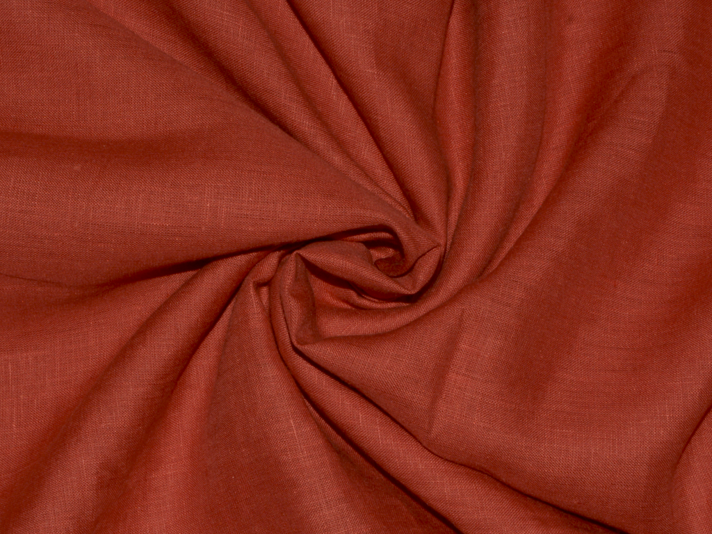rust-orange-pure-linen-60-lea-fabric