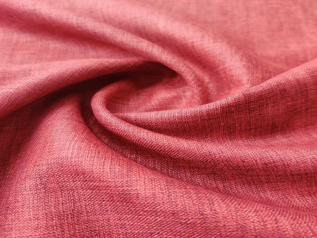 Precut Of 1 Meter Of Rust Red Libeco Linen Fabric