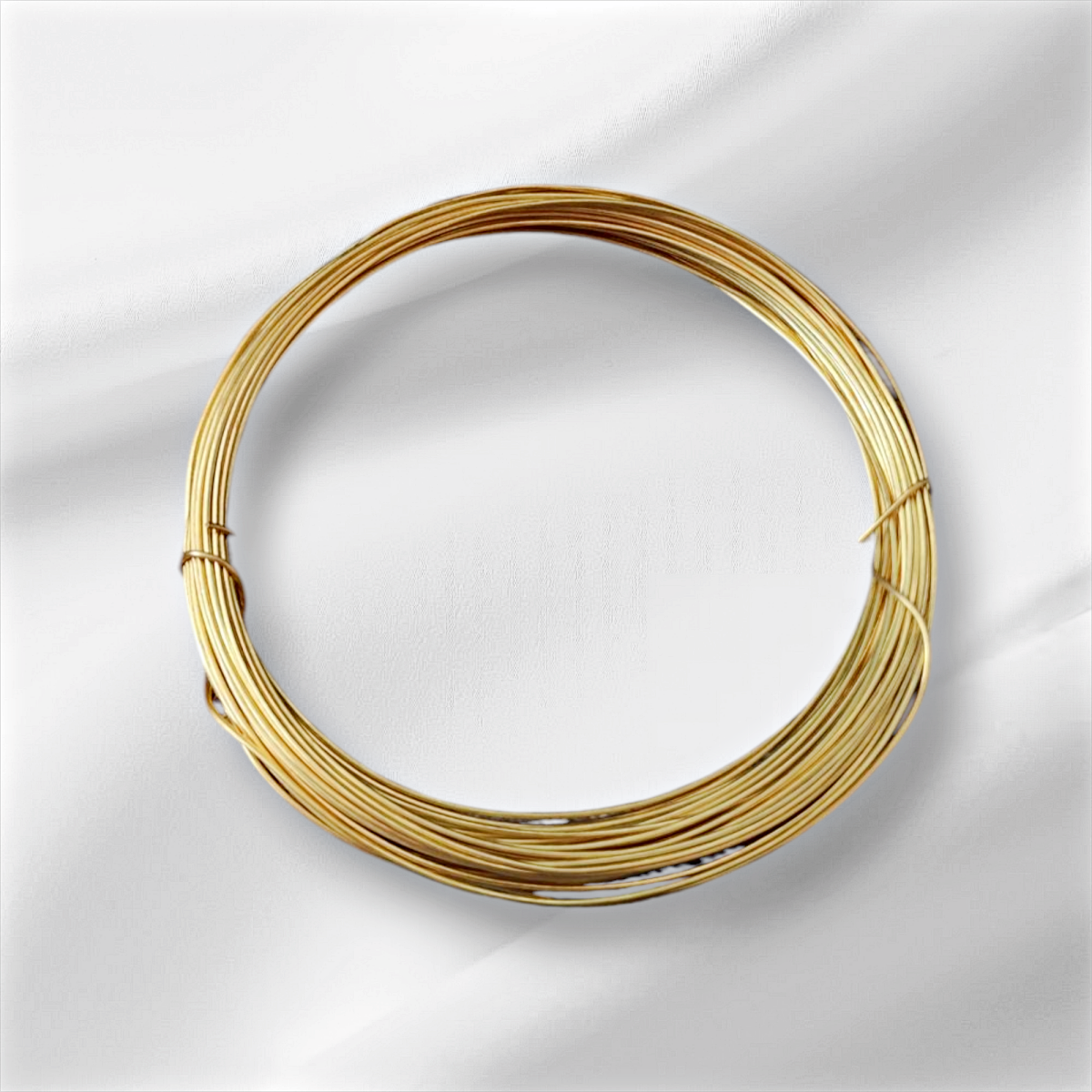 Golden Brass Wire, 20 Gauge (0.9 mm) Tarnish resistant jewellery wire