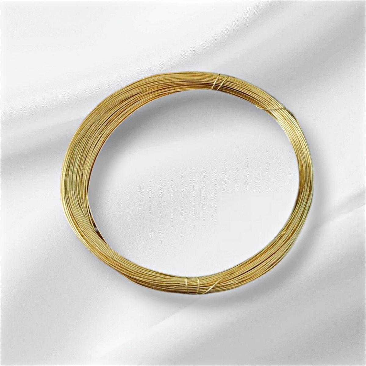 Golden Brass Wire, 24 Gauge (0.6 mm) Tarnish resistant jewellery wire