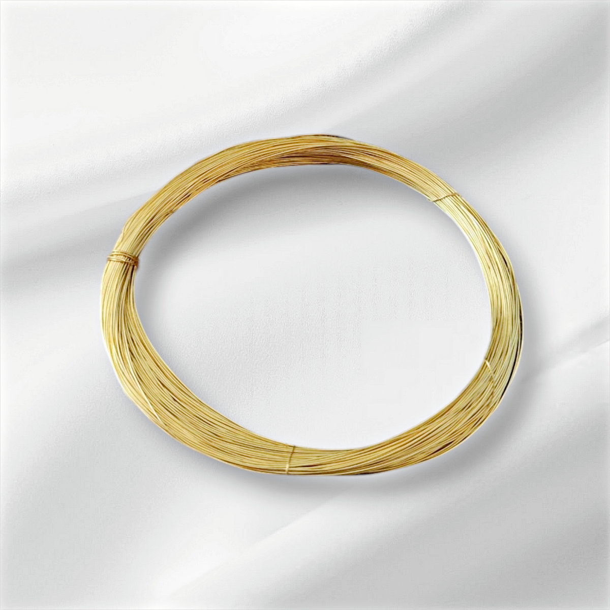 Golden Brass Wire, 26 Gauge (0.45 mm) Tarnish resistant jewellery wire