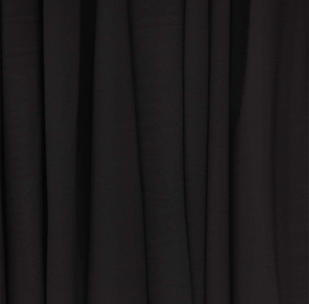 Black Plain Viscose Georgette Fabric (Wholesale) (Wholesale)