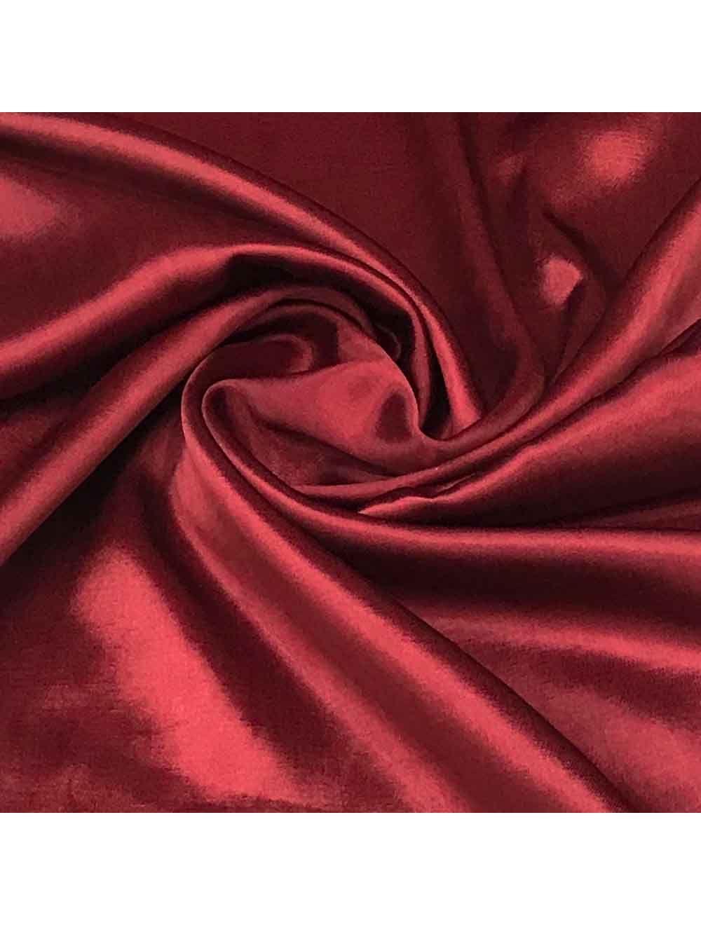 Maroon Plain Viscose Gaji Silk Fabric (Wholesale)