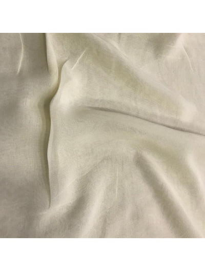 Cream Plain Viscose Georgette Fabric (Wholesale) (Wholesale)