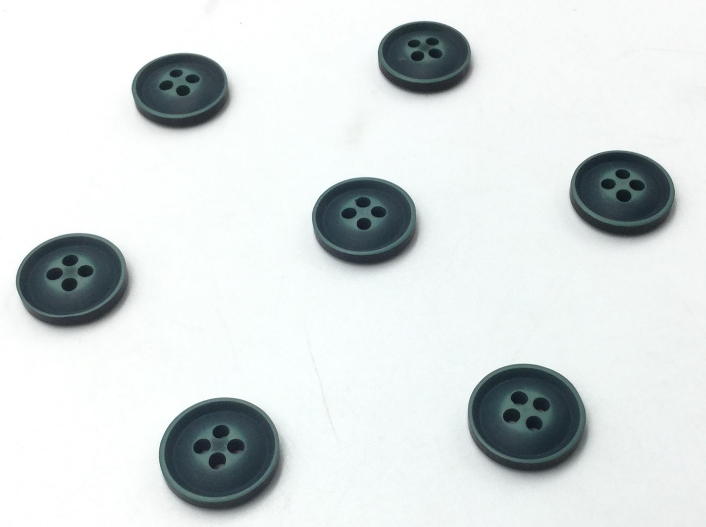 Bottle Green Four Hole Plastic Button