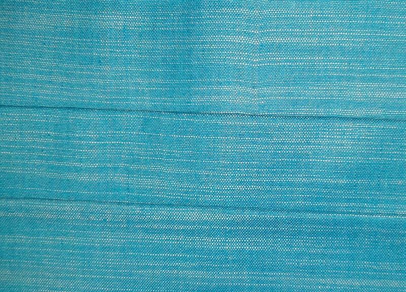 Blue & White Plain Slab Cotton Fabric