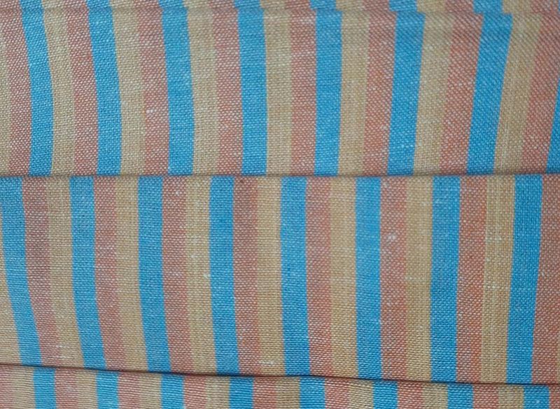 Multicolor Stripes Cotton Fabric