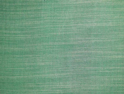 Green & White Plain Slab Cotton Fabric