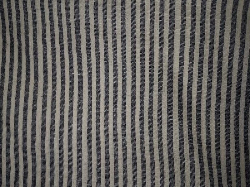 Black & White Stripes Cotton Fabric