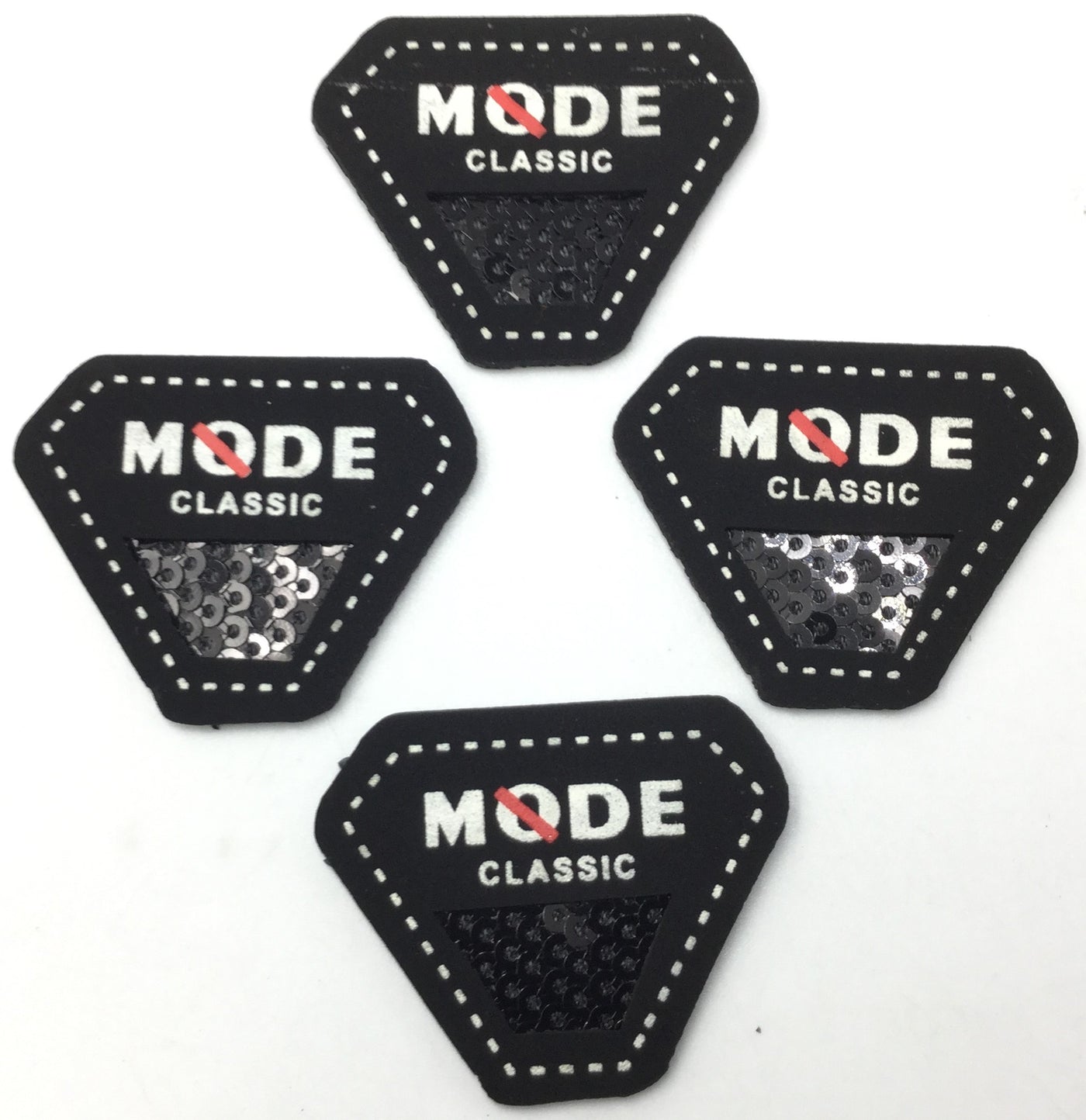 Black Triangle Shaped Stickers