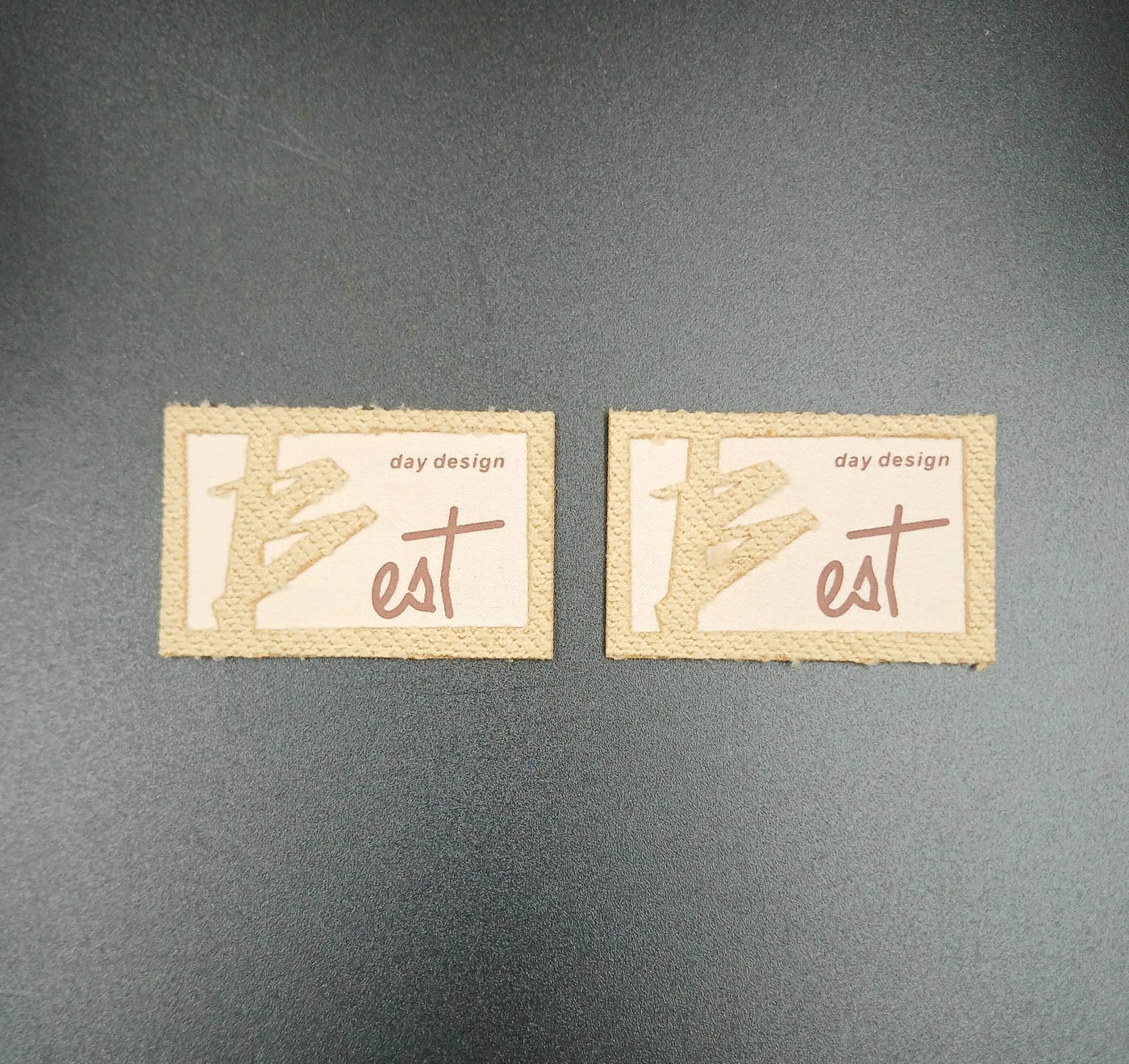 Beige & Cream Rectangle Stickers