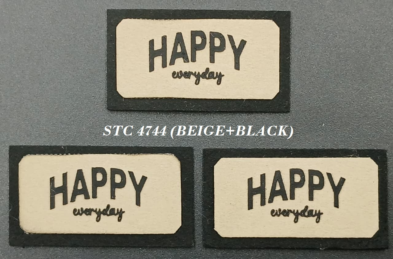 Beige And Black Square Shape stickers