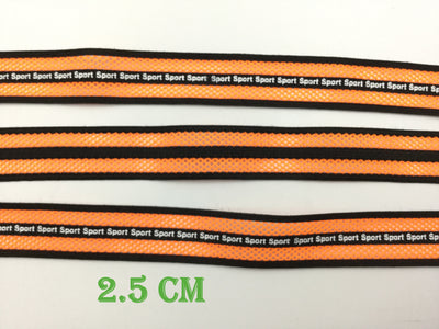 Light Orange & Black Tape