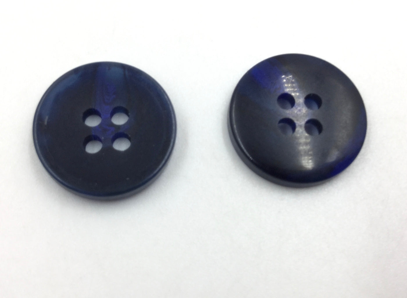 Black & Blue Plastic Buttons