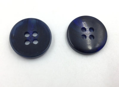 Black & Blue Plastic Buttons