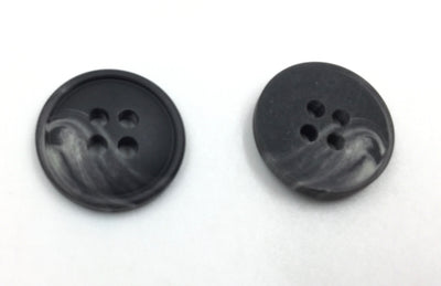 Black & Gray Circular Plastic Buttons