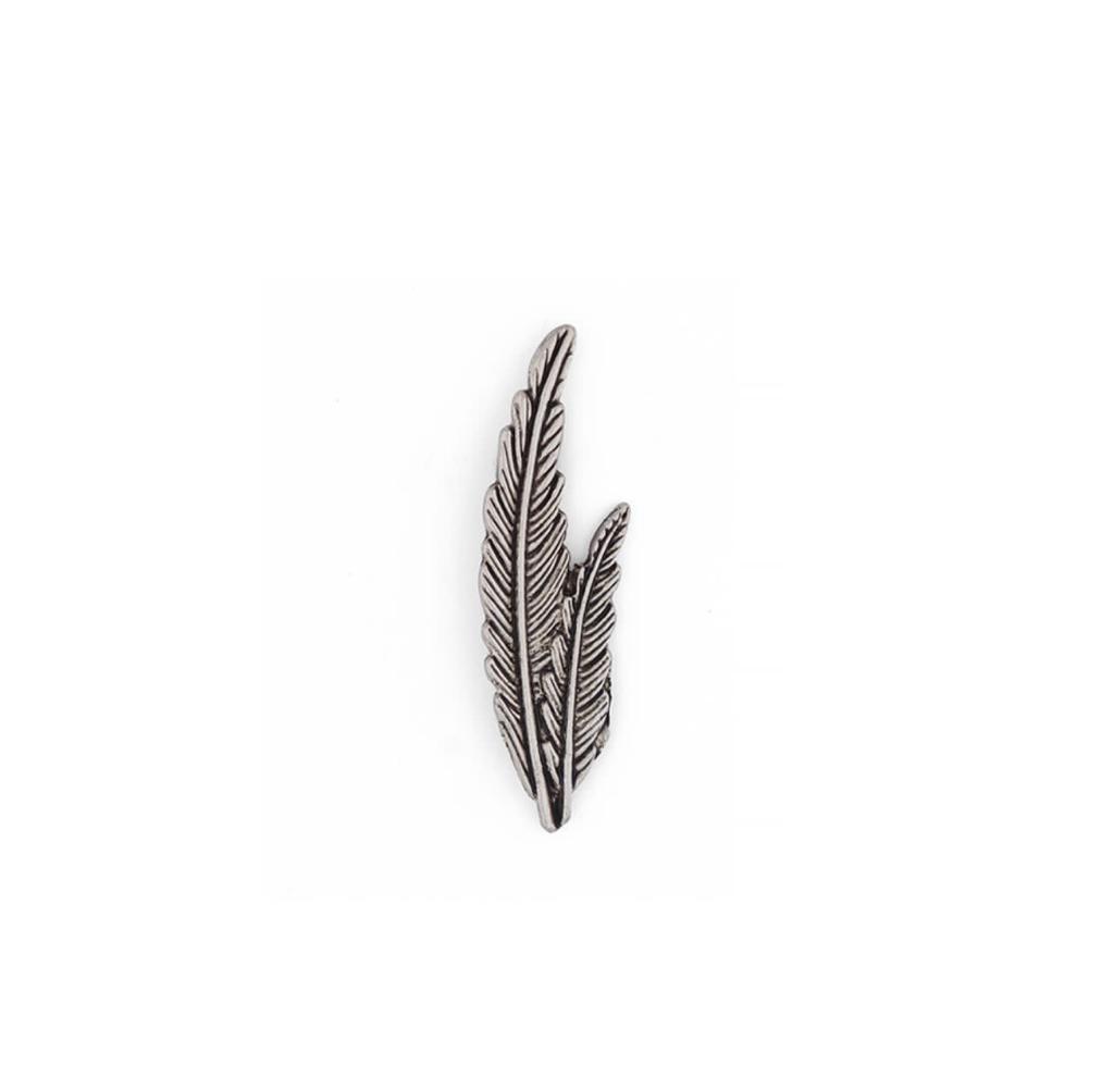 Silver Leaf Brooch