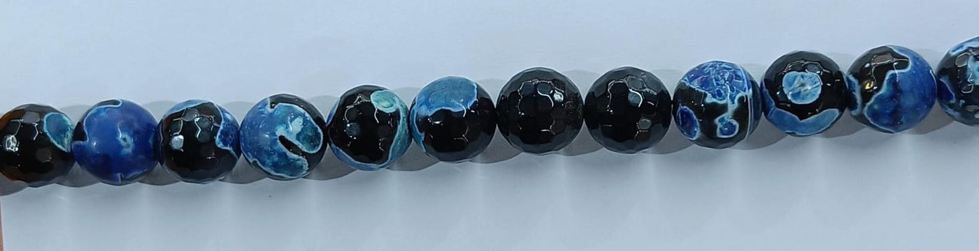 Black & Blue Banded Agate Stones