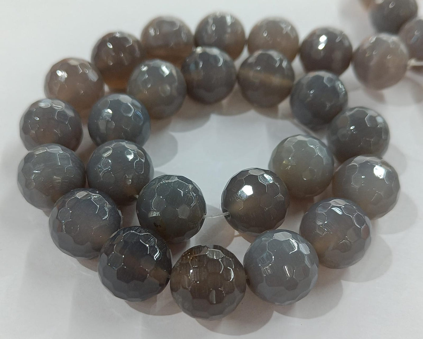 Grey & Brown Banded Agate Stones