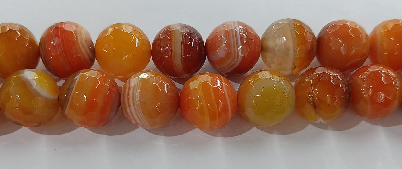 Orange & Yellow Banded Agate Stones