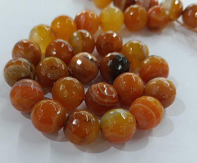 Orange & Yellow Banded Agate Stones