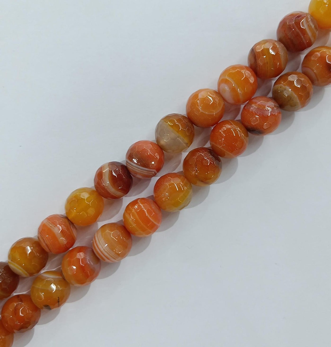 Orange & Yellow Banded Agate Stones