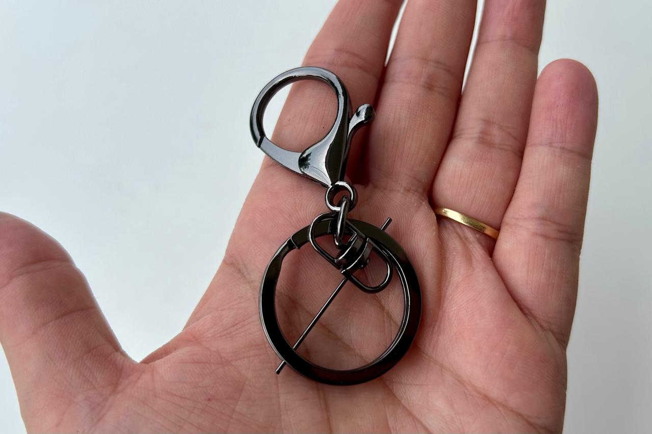 Multicolor Keyring with Lobster Hook