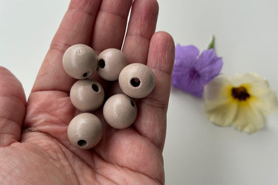 Muticolor Dark Shades 2 Hole Color Round Wooden Beads