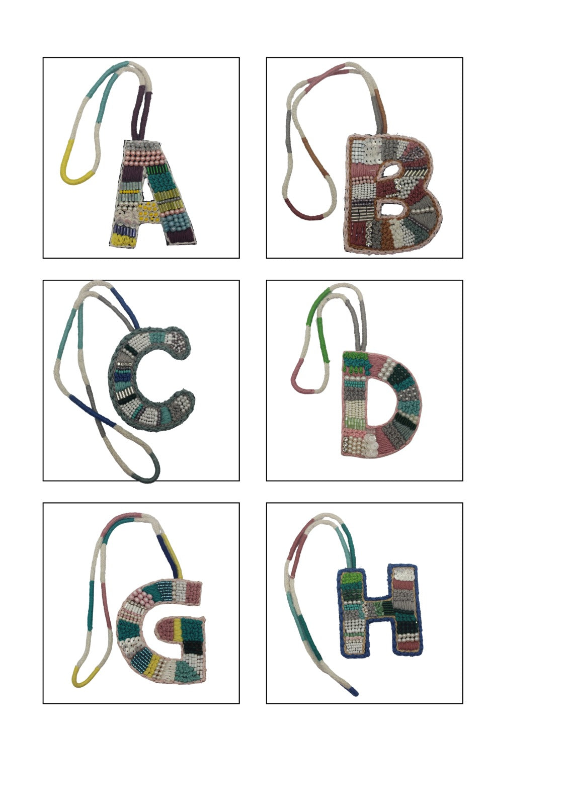 Customize "Your Name" With Our Multicolor Bag Charms