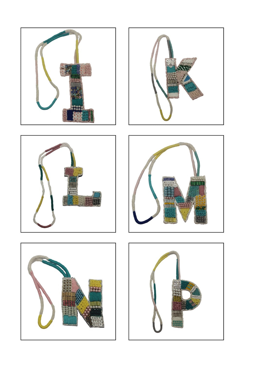 Customize "Your Name" With Our Multicolor Bag Charms