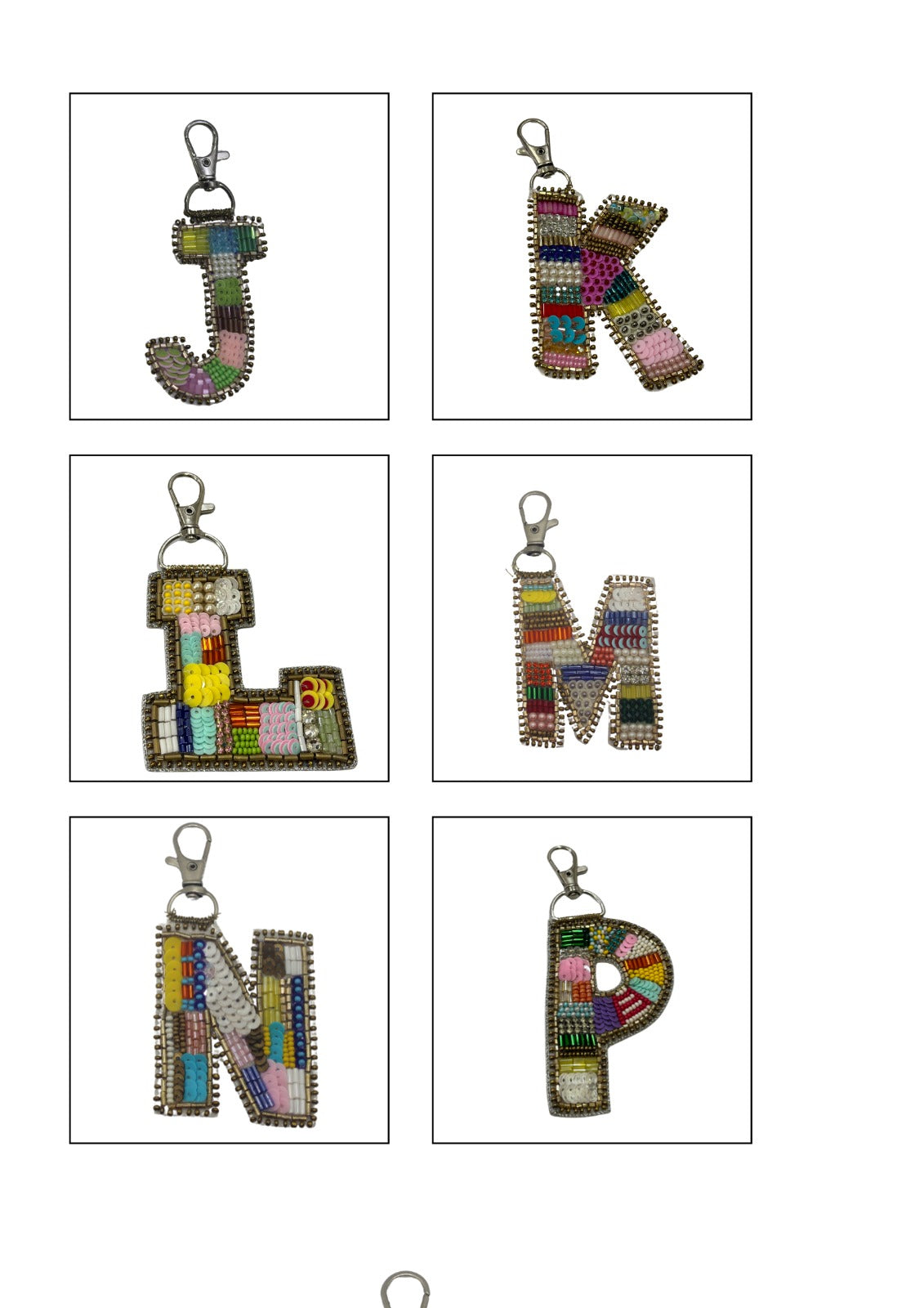 Customize "Your Name" With Our Multicolor Bag Charms