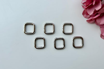 Multicolor Metal Square Rings For Bags