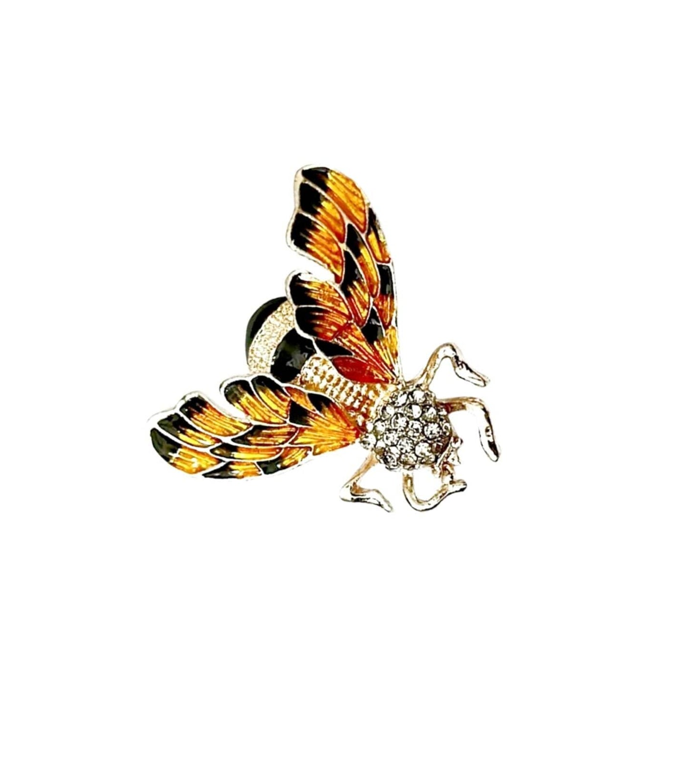 Golden Color Bee Shaped Golden Color Metal Brooch