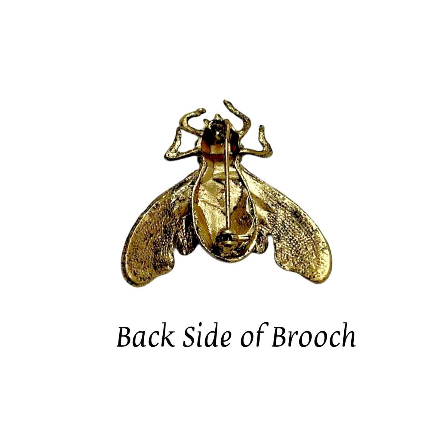 Golden Color Bee Shaped Golden Color Metal Brooch