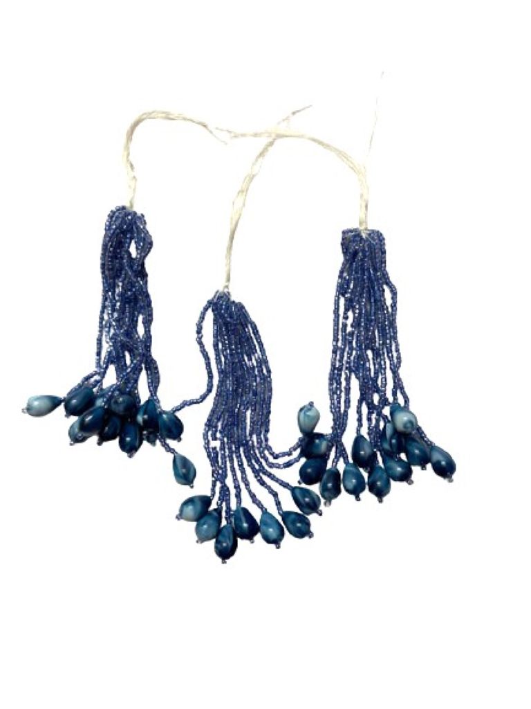Blue Chid and Pearl Embellished Latkan
