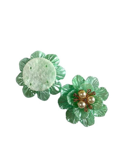 Resin Shell Flower Embellishments