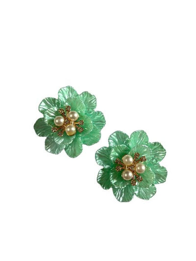 Resin Shell Flower Embellishments