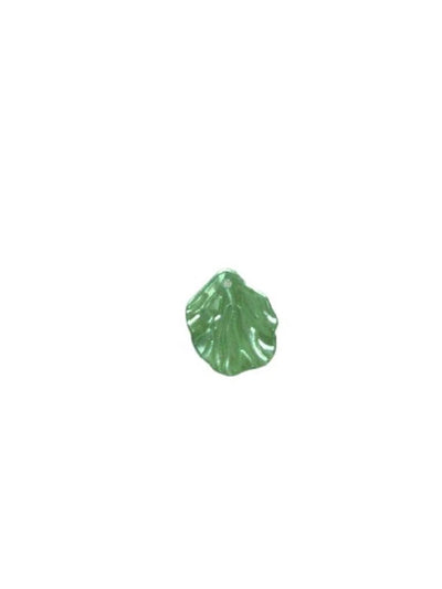 Pastel Green Metallic Resin Shell Embellishments