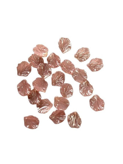 Pastel Pink Metallic Resin Shell Embellishments