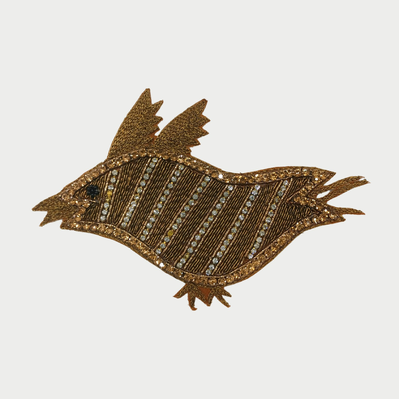 Antique Gold Embellished Zardozi Patches