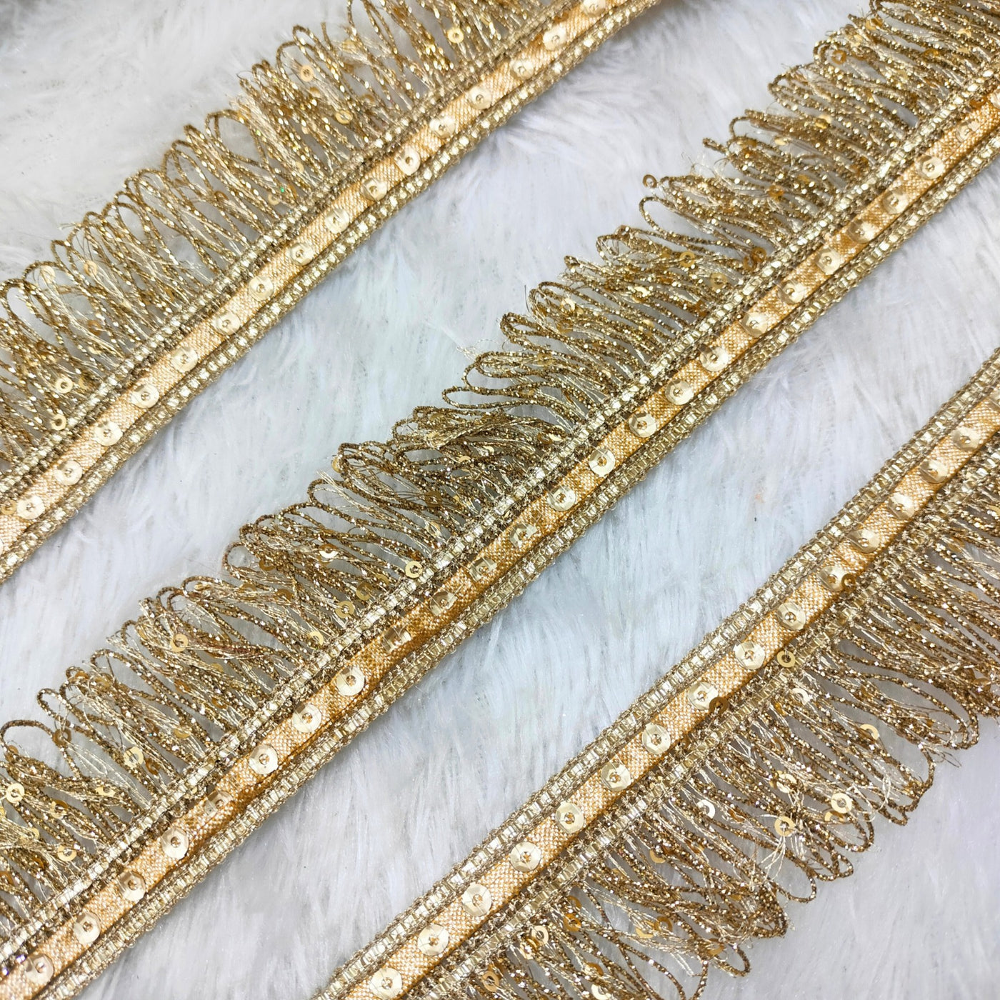 Mate Gold Fringe Trim