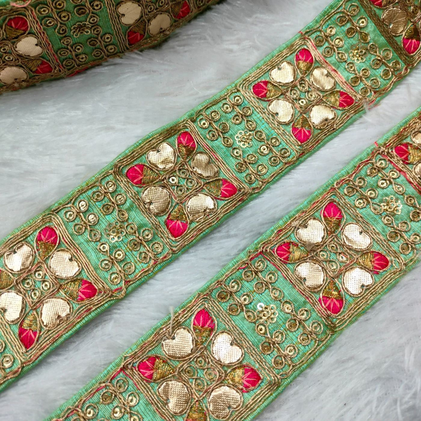 Light Aquamarine Fancy Embellished Trim