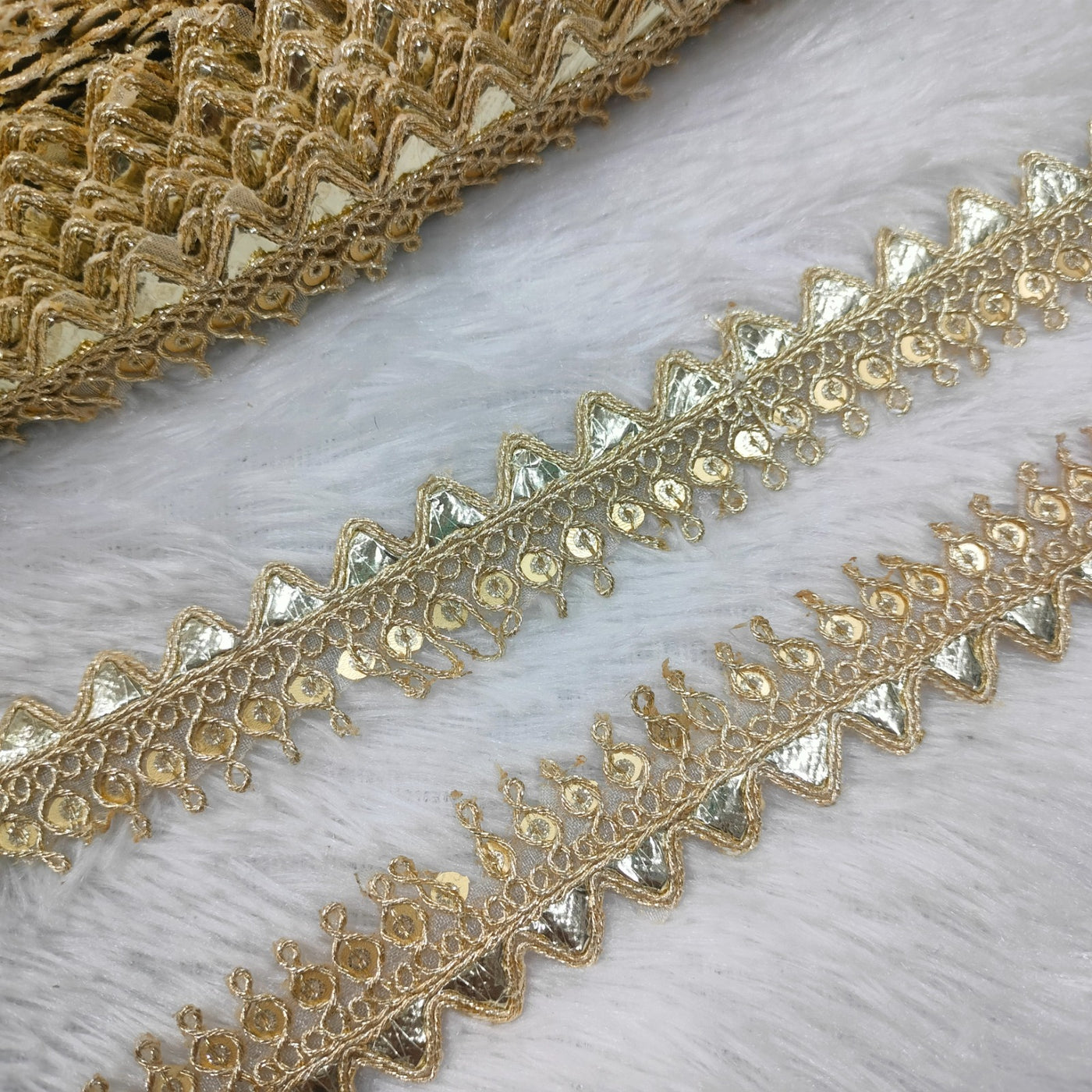 Golden Gota Embellished Trim