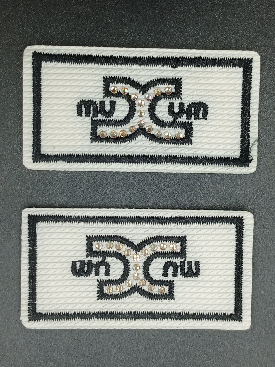 Symmetrical Rhinestone Patches