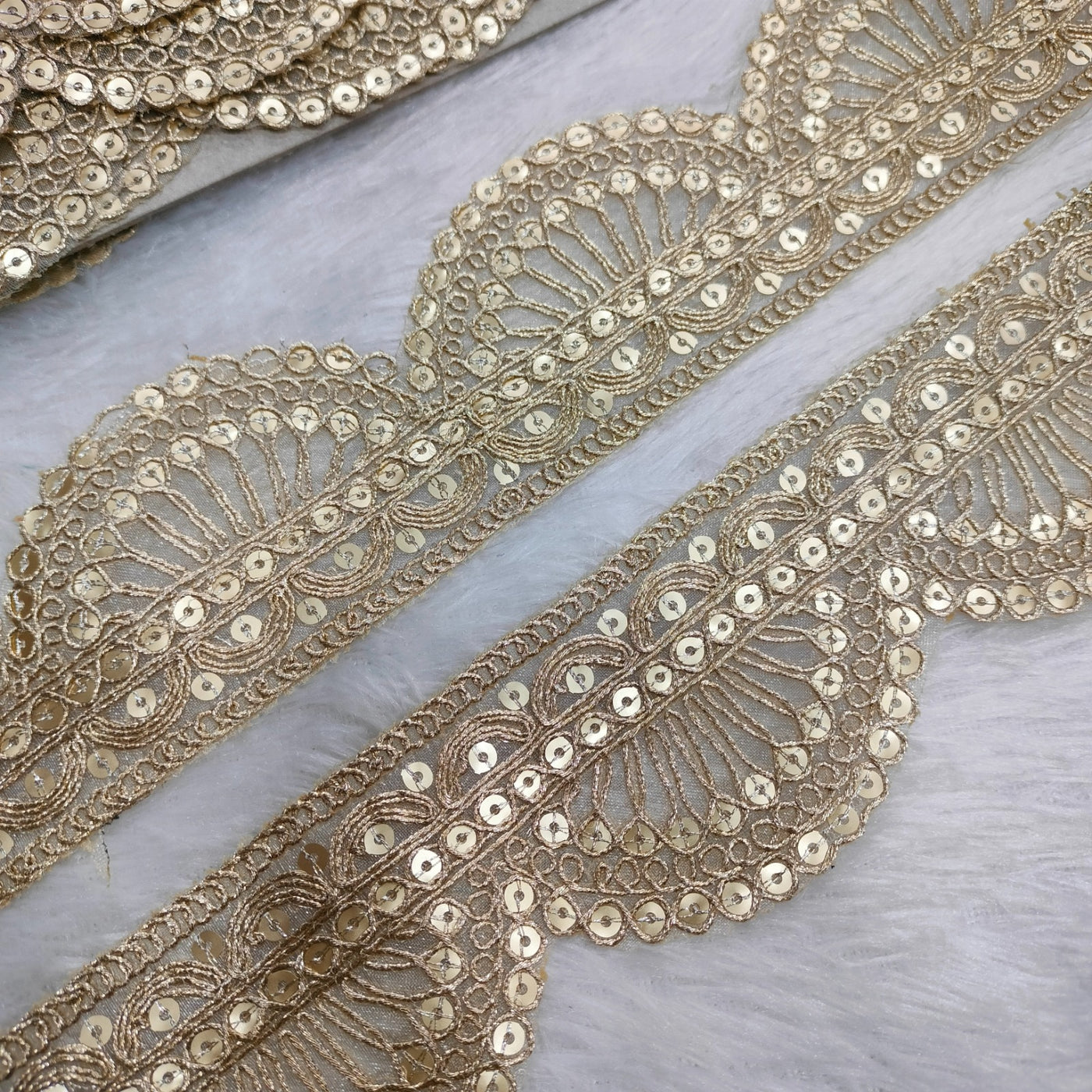 Gold Fancy Embellished Trim